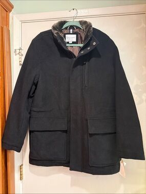 Cole Haan Men's Wool Plush Car Coat
- Medium